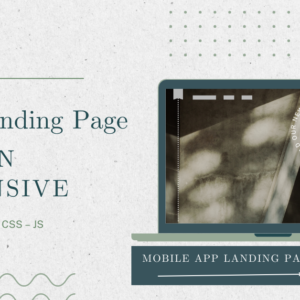 Modern Mobile App Landing Page – Clean & Responsive Design