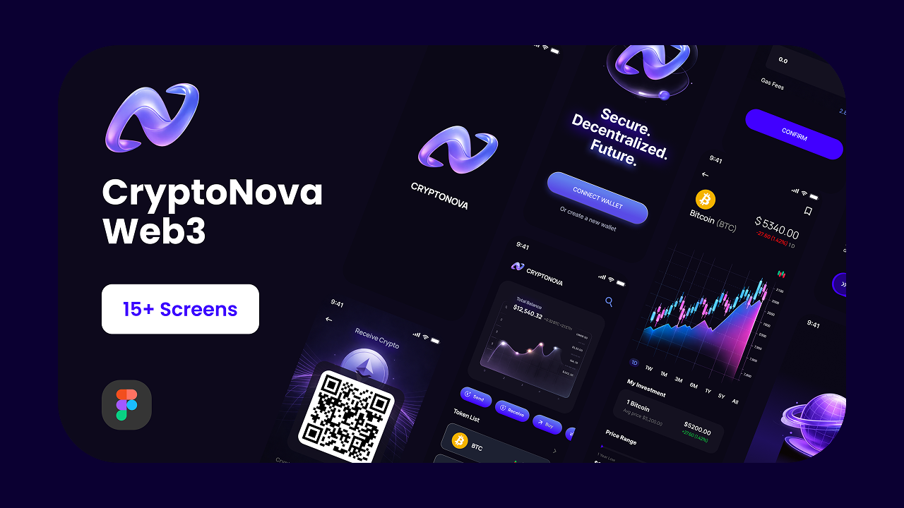 Crypto Web3 UI Design Kit